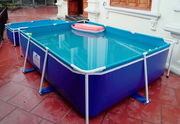 Bể bơi di động ngày càng trở nên phổ biến hơn