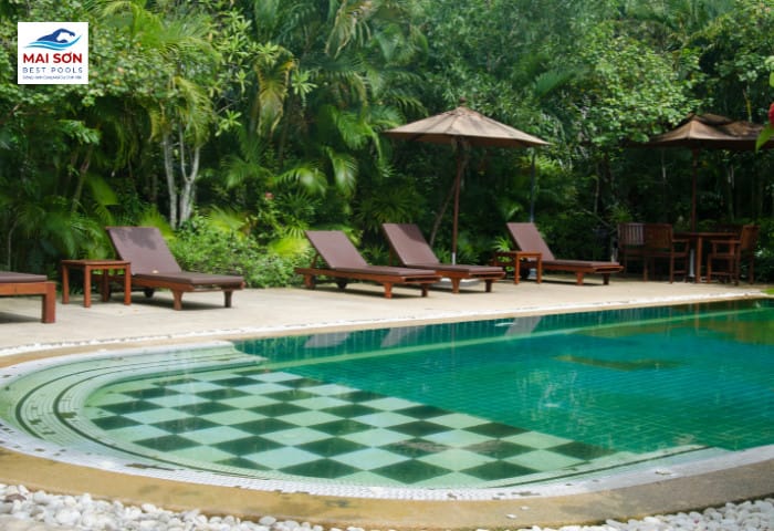 Mẫu thiết kế bể bơi sân vườn tuyệt vời