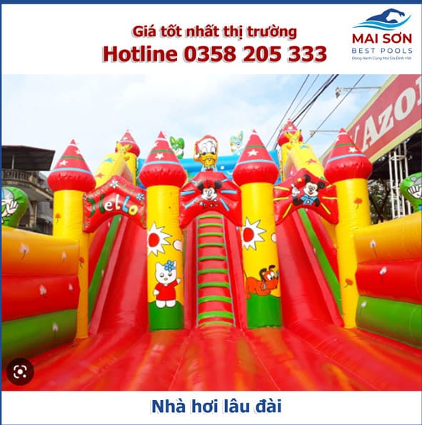 Nhà hơi lâu đài giá bao nhiêu? 5 mẫu nhà hơi được ưa chuộng 2024 14 Nhà hơi lâu đài-6