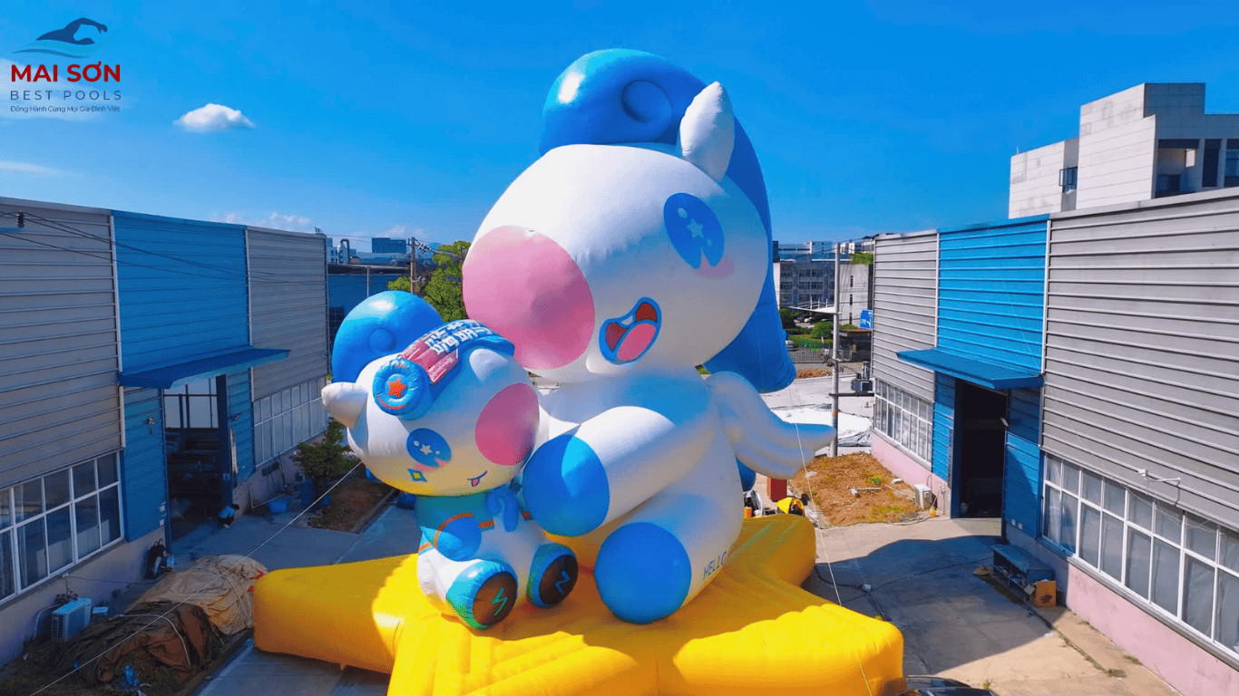linh vật bơm hơi khổng lồ