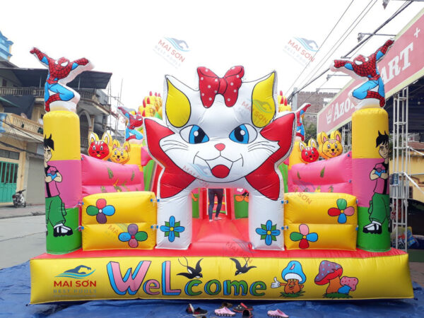 Alternative view of Nhà Bơm Hơi Mai Sơn, Lâu Đài Bơm Hơi, Nhà Bóng, Nhà Phao – nhắn sản xuất theo yêu cầu