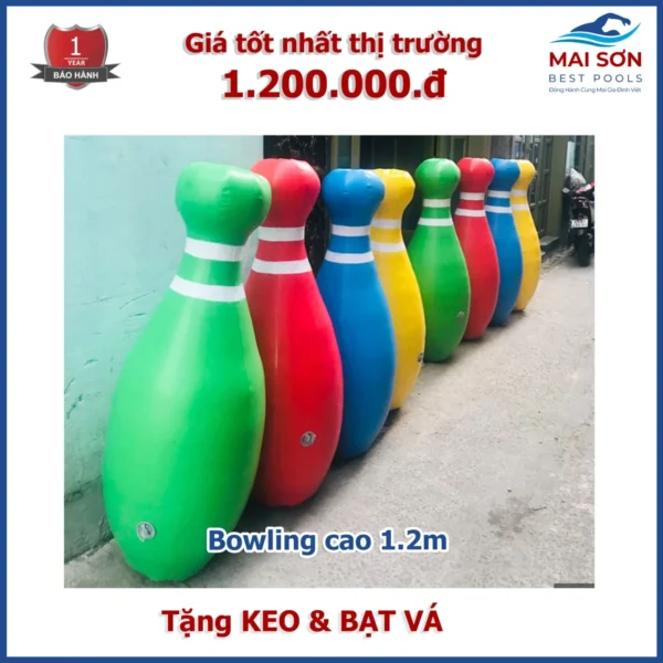Đồ chơi bơm hơi - Bowling cao 1.2m