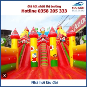 Đồ chơi bơm hơi - Nhà hơi lâu đài