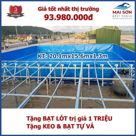 Vận chuyển, lắp đặt Bể Bơi Trường Học trên toàn quốc