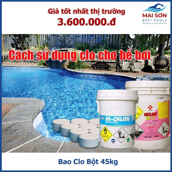 Bao Clo Bột 45kg