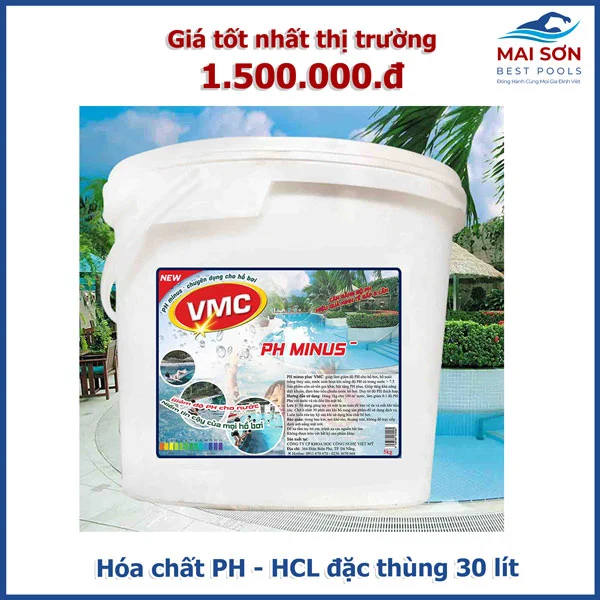 Hóa chất PH - HCL đặc thùng 30 lít
