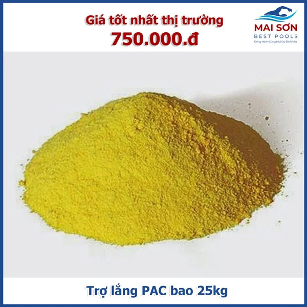 Trợ Lắng PAC Bao 25kg