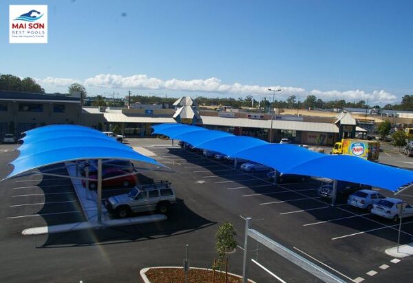 Bạt che nắng mưa tự cuốn Mai Sơn Best Pools