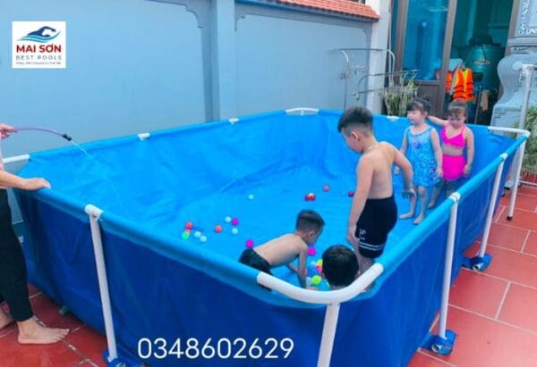 Bể bơi phao Mini - Bể Bơi Mini cho Bé.