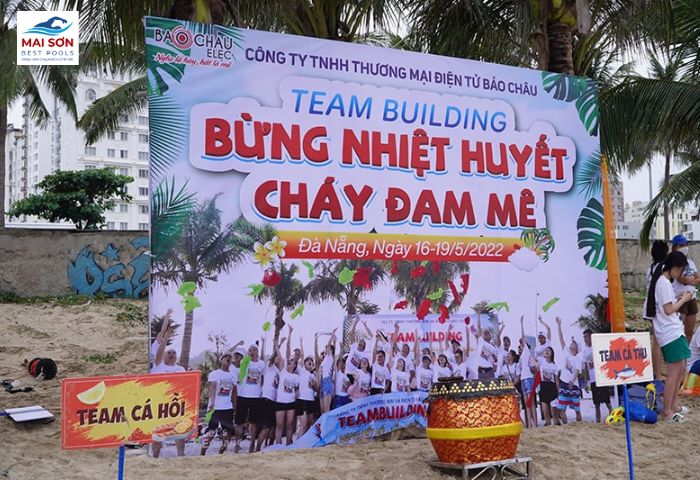 Chủ đề team building bãi biển - BỪNG NHIỆT HUYẾT, CHÁY ĐAM MÊ