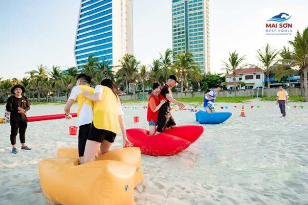 Đồ chơi bơm hơi - Đôi giày hơi 2 lỗ