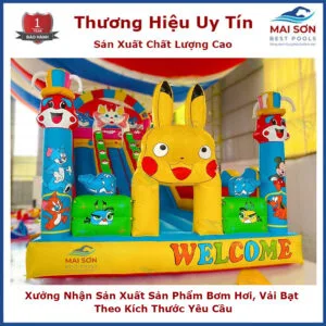 Nhà Phao Lâu Đài; Nhà hơi Trẻ em sx tại Mai Sơn Best Pools