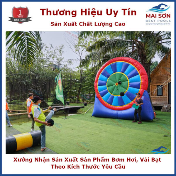 Bia Đá Bóng Bơm Hơi Team Buiding Mai Sơn, Đồ Chơi Bơm Hơi Sự Kiện