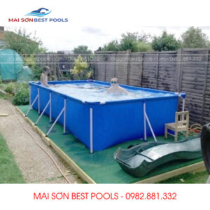 Bể Bơi Gia Đình Di Động - Dễ dàng lắp ghép, tháo rời.