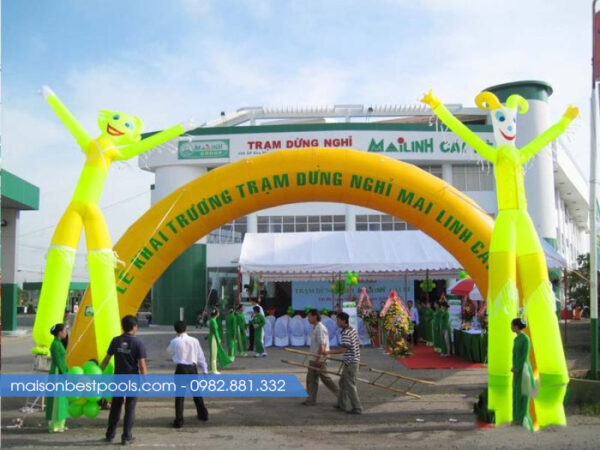 Cổng hơi khai trương sự kiện - Rối hơi bơm hơi chào mừng sự kiện