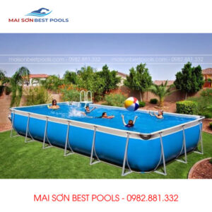 Mẫu Bể Bơi Trường Học đẹp 50m2