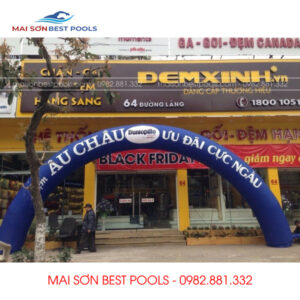 Cổng hơi sự kiện khách hàng cho Siêu thị tại Hà Nội.