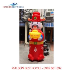 Mẫu Rối hơi thần tài - tài lộc khai trương Siêu thị.