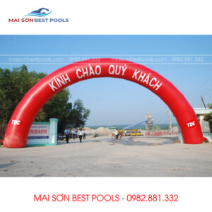 Mẫu Cổng hơi sự kiện Kính Chào Quý khách