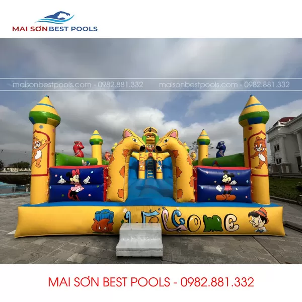 Nhà hơi lâu đài - Nhà hơi trẻ em 2024