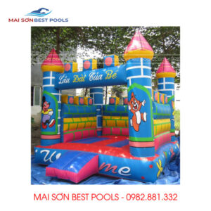 Mẫu Nhà hơi lâu đài trẻ em - Báo giá Nhà hơi trẻ em đẹp 2024