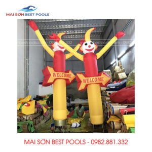 Rối hơi chú Hề - Chú Hề Vẫy tay