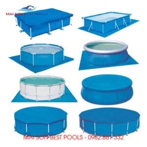 Thiết kế Bể Bơi Mini Tròn - Bể Bơi Gia đình Vuông đẹp