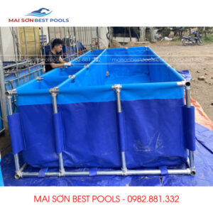 Bể Bạt Nuôi Cá Koi Có ngăn lọc tại Nam Định