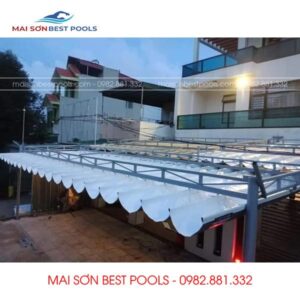 Mái hiên di động cho Biệt thự tại Ninh Bình