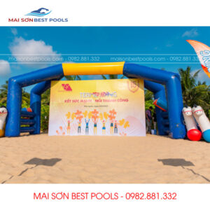 Cổng hơi team building - sự kiện team building ấn tượng.