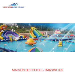 Cong vien nuoc tren can nha phao duoi nuoc