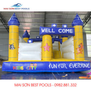 Mẫu Nhà hơi cho trẻ em Vui chơi - Nhà hơi lâu đài