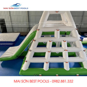 Phao trượt bơm hơi - Tháp bơm hơi (dạng Cầu trượt bơm hơi)