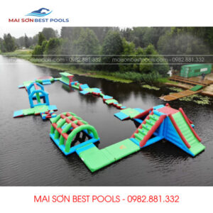 Nhà hơi liên hoàn trên Hồ - Sự kiện Team Building