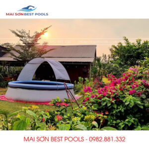 Bể Bơi Tròn cho gia đình - Mẫu Bể Bơi Tròn lắp ghép