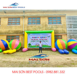 Cong hoi Team Building Bong hoi khong lo