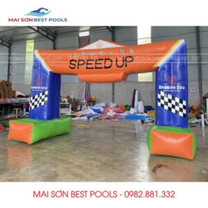 Cổng hơi sự kiện Giải chạy bộ Bamboo Edu - Speed Up