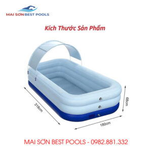 Kich thuoc Be boi gia dinh co mai che