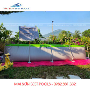 Mẫu Bể Bơi Gia đình - Hồ bơi gia đình lắp ghép