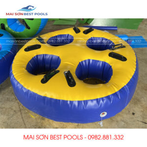 Phao hơi 4 lỗ nhiều mầu - Phao hơi Team Building