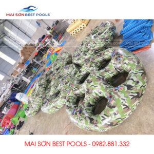 Phao hơi 5 lỗ Rằn Ri Quân Đội - Đồ chơi Team Building