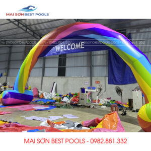 Mẫu Cổng hơi sự kiện Team Building - Cổng bơm hơi Team Building