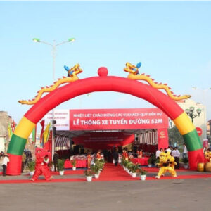 Cổng hơi sự kiện phối màu đa dạng kích thước