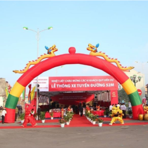 Cổng hơi sự kiện phối màu đa dạng kích thước