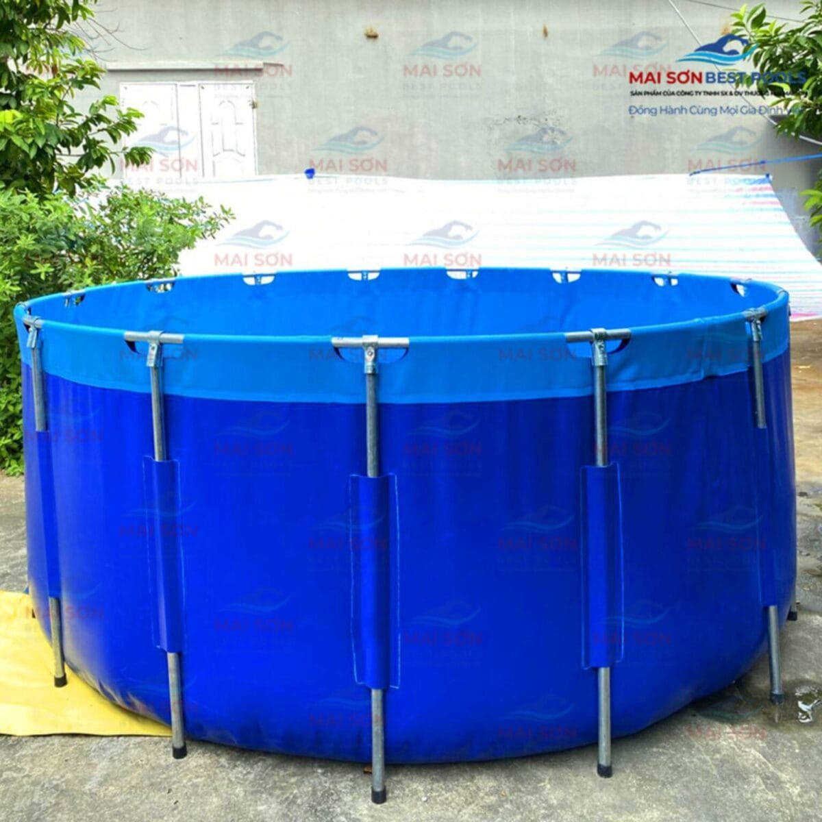 Giá bể bạt nuôi cá mới nhất 2024 - Rẻ bất ngờ 1 be-bat-nuoi-ca-koi-hinh-tron