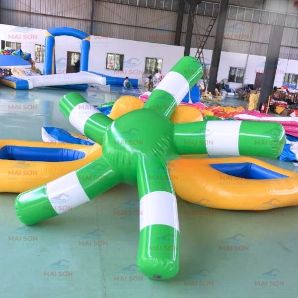 Phao sao biển bơm hơi - Phao bơi PVC 5 lớp cao cấp, bền