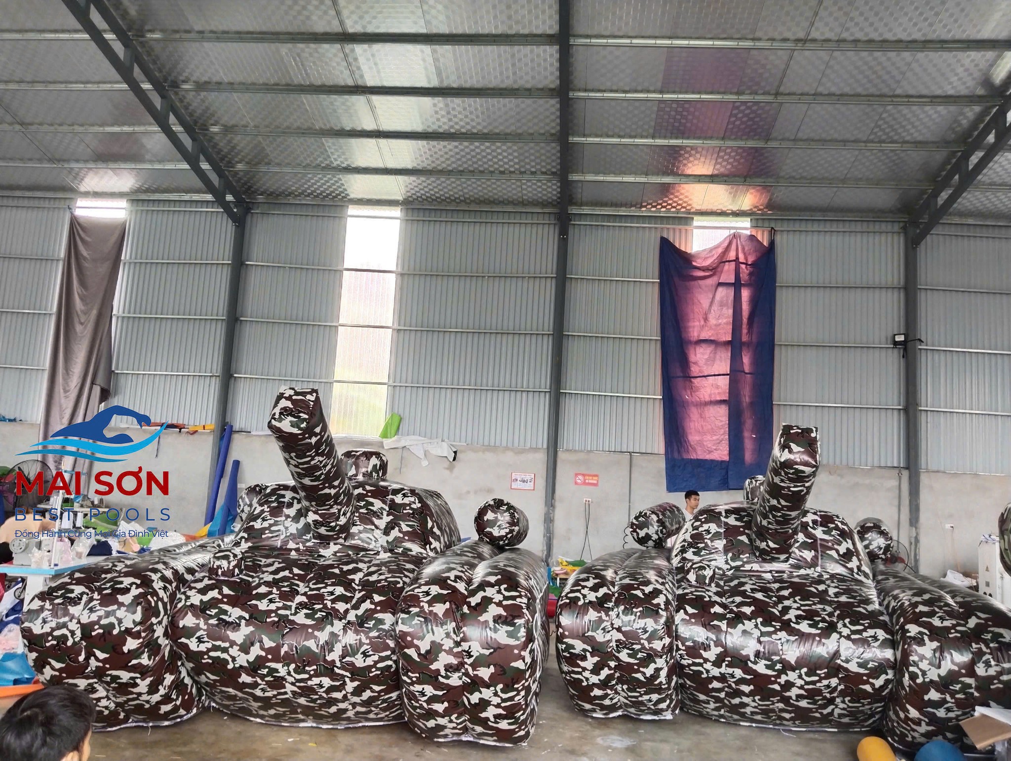 Mô hình xe tăng bơm hơi