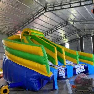 Nhà hơi chuối xanh vàng kích thước 6.8 x 8.9m