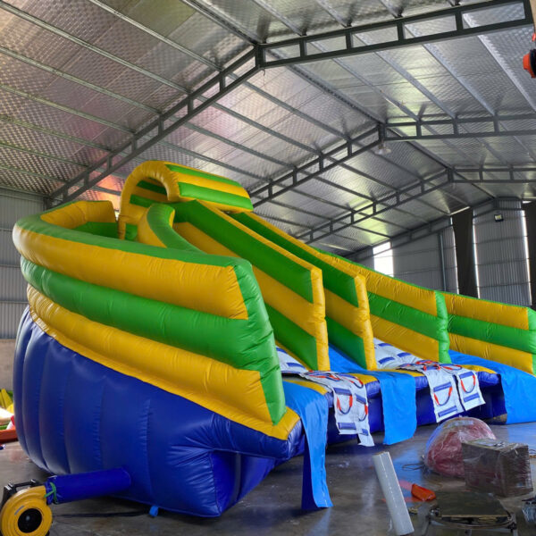 Nhà hơi chuối xanh vàng kích thước 6.8 x 8.9m