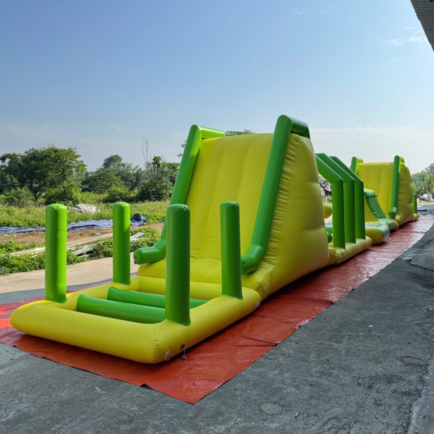 Nhà hơi trượt nước kích thước 5.2 x 10m - Nhà hơi liên hoàn